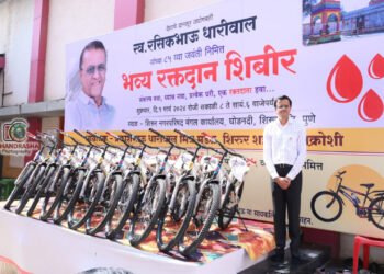 रसिकलाल धारीवाल यांच्या जयंतीनिमित्त रक्तदान शिबिराचे आयोजन