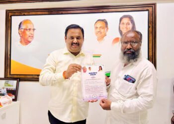 शेतकरी सेलच्या शहराध्यक्षपदी बाळासाहेब भिसे