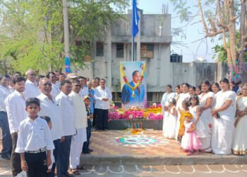 डॉ. बाबासाहेब आंबेडकर यांची जयंती उत्साहात साजरी
