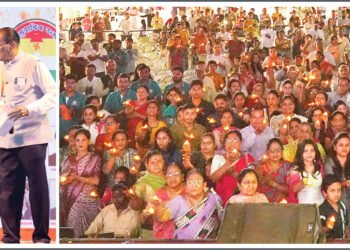 हजारो दीप प्रज्वलीत करून भगवान महावीरांच्या चरणी व्यक्त केली कृतज्ञता !