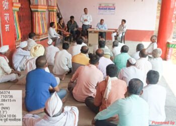 मौजे हाडोंग्रीमध्ये खरीप हंगाम पूर्व बैठकीत मार्गदर्शन