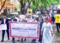 सूर्यदत्त विधी महाविद्यालयाच्यावतीने महिलांवरील अन्यायाविरोधात शांतता मोर्चा