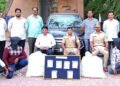 कारमधील ६२ किलो गांजासह ४ आरोपींना अटक