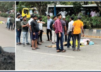 भरधाव डंपरने मुलीला चिरडले