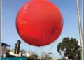 विनापरवाना शिवसेना उमेदवाराचा एअर बलुन लावला