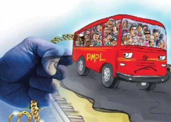 पिमपीत प्रवासी महिलेचे गंठन हिसकावले 7 पिमपीत प्रवासी महिलेचे गंठन हिसकावले