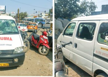 व्यसनमुक्ती केंद्राच्या रुग्णवाहिका चालकावर गोळीबार 9 व्यसनमुक्ती केंद्राच्या रुग्णवाहिका चालकावर गोळीबार