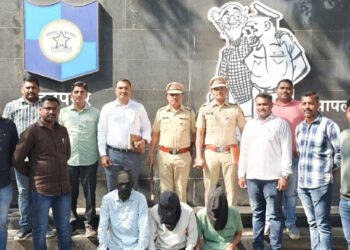 १०० हून अधिक सीसीटीव्ही फुटेज तपासून तिघे चोरटे जेरबंद