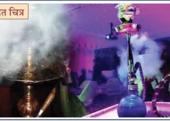 कोंम्बींग ऑपरेशन दरम्यान अवैध हुक्का पार्लरवर कारवाई