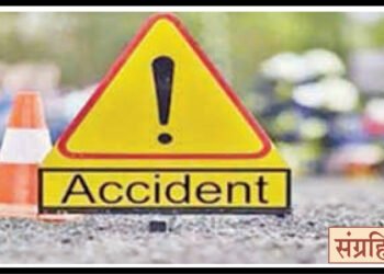 दुचाकीस्वाराला धडक देऊन बॉनेटवरुन नेले फरफटत