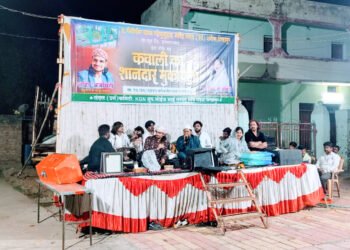 शेखापूर येथे हजरत गैबी पीर बाबांच्या संदल निमित्त कव्वाली कार्यक्रम संपन्न