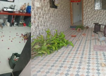 निवृत्त पोलीस अधिकाऱ्याला मारहाण