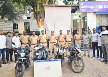 अल्पवयीन मुलाकडून चोरीच्या चार दुचाकी हस्तगत