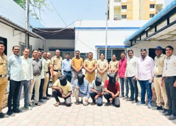 जमिनीच्या वादातून तरुणाचा निर्घुण खुन करणारे आरोपी जेरबंद