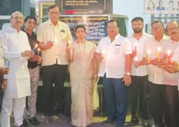 पहलगाम दहशतवादी हल्ल्याच्या निषेधार्थ धनकवडी येथे कॅंडल मार्च आणि श्रद्धांजली