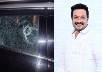 धमकीच्या फोननंतर युवासेना जिल्हा प्रमुखाच्या गाडीवर गोळीबार