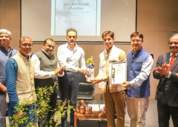 आदि चोरडिया को “युवा पर्यावरण गौरव पुरस्कार” से सम्मानित