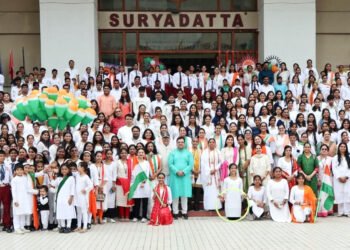 सूर्यदत्त संस्थेमध्ये देशभक्तीच्या जल्लोषात ७९ वा स्वातंत्र्यदिन साजरा