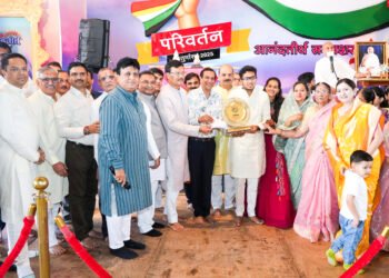 अष्टमंगल सजावट स्पर्धेतील विजेत्यांचा सत्कार