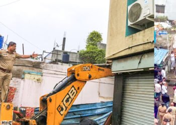 पुण्यात आणखी एका कुख्यात गुंडावर बुलडोझर कारवाई