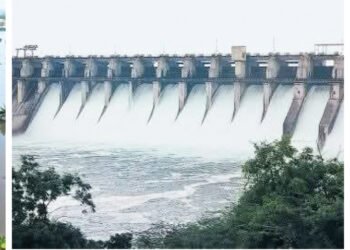 उजनी धरणातून मोठा विसर्ग : नागरिकांना सतर्कतेचे आवाहन