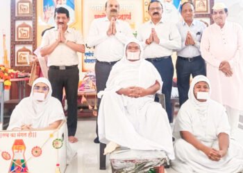 उपप्रवर्तिनी श्री चंद्रकलाश्रीजी म.सा. आदि ठाणा ३ का २०२६ का चातुर्मास आदिनाथ जैन श्रावक संघ को प्रदान