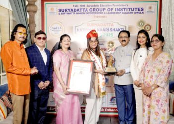 स्वास्ती मेहुल जैन यांना ‘सूर्यदत्त नारीशक्ती राष्ट्रीय पुरस्कार – २०२५’