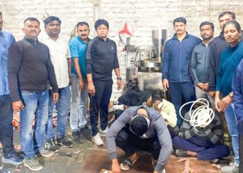 बनावट आरएमडी गुटख्याचा कारखाना उद्ध्वस्त