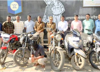 वाहन चोरट्याला तुळजापूरातून जेरबंद