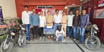 रेकॉर्डवरील गुन्हेगाराकडून मोबाईल, दुचाकीसह १ लाख ८० हजारांचा माल जप्त