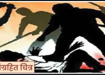 तरुणाच्या डोक्यात दगड घालून लोखंडी रॉडने मारून निर्घृण खून