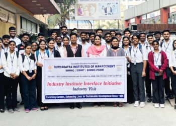 सूर्यदत्तमध्ये विद्यार्थ्यांच्या सर्वांगीण विकासासाठी सातत्याने उद्योगभेटींचे आयोजन