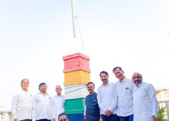 आनंद दरबारच्या प्रांगणात ७७ वा प्रजासत्ताक दिन उत्साहात साजरा