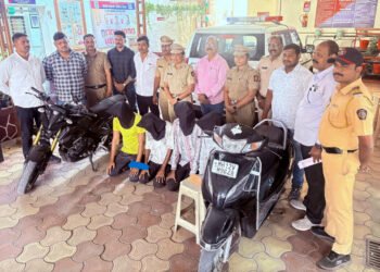 मार्निंग वॉकला गेलेल्या ज्येष्ठ नागरिकाला लुटणारे चौघे चोरटे जेरबंद 1 मार्निंग वॉकला गेलेल्या ज्येष्ठ नागरिकाला लुटणारे चौघे चोरटे जेरबंद