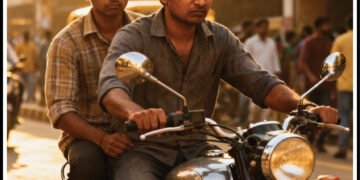 बुलेट चालकाने ज्येष्ठ नागरिकास केली मारहाण