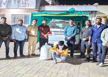 गांजा वाहतूकीसाठी फॉच्युनर गाडीचा वापर करणारा जेरबंद