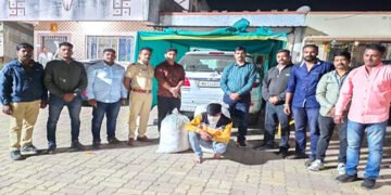 गांजा वाहतूकीसाठी फॉच्युनर गाडीचा वापर करणारा जेरबंद