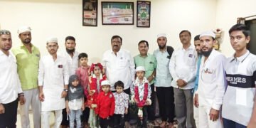 रमजान महिन्यात चिमुकल्यांचा पहिला रोजा सोडण्याचा सोहळा उत्साहात संपन्न